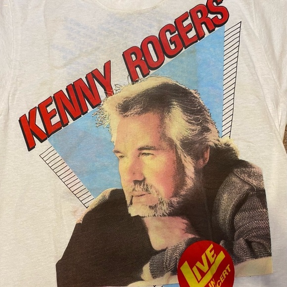 Vintage Kenny Rodger 86’ Tour Single Stitched T-Shirt - Picture 2 of 10